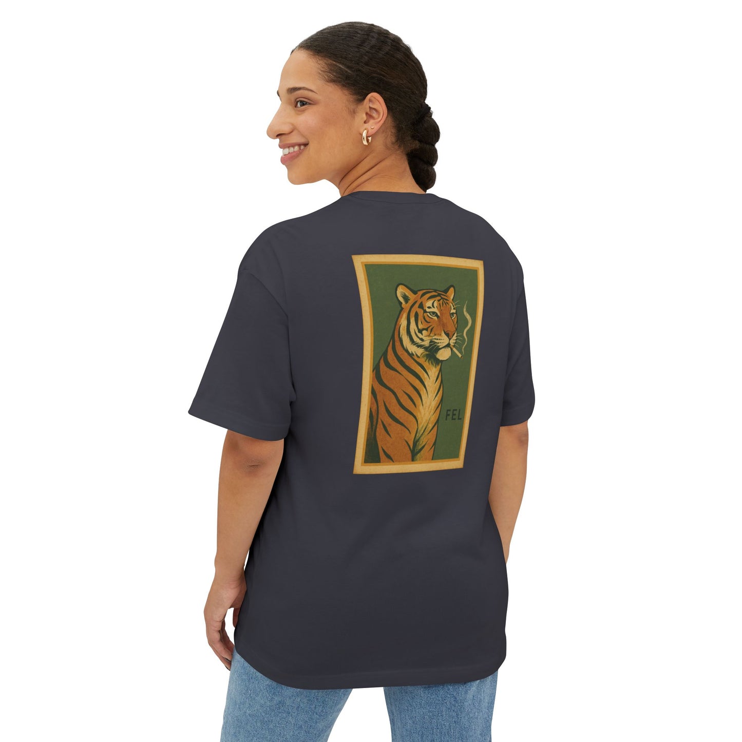 Vintage Smokin' Tiger Oversized Tee