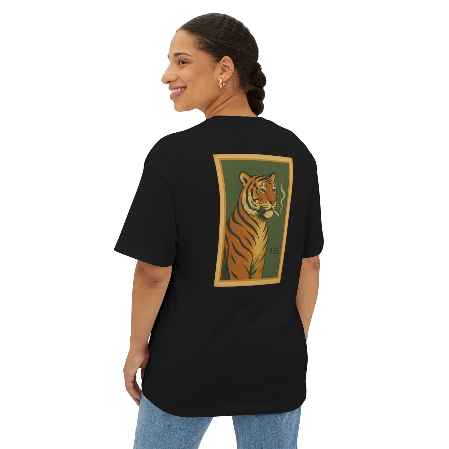 Vintage Smokin' Tiger Oversized Tee