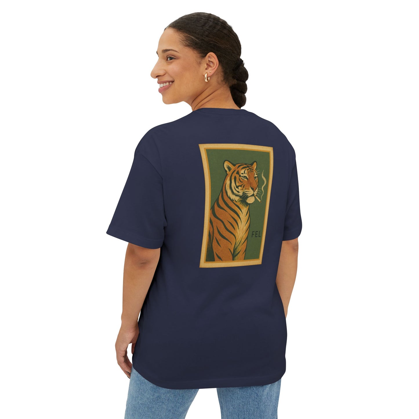 Vintage Smokin' Tiger Oversized Tee