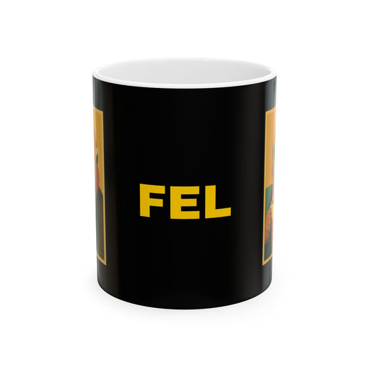 FEL Blue Monkey Mood Mug