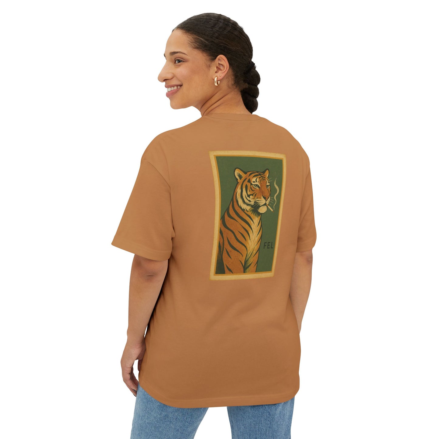 Vintage Smokin' Tiger Oversized Tee